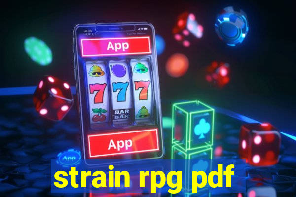 strain rpg pdf